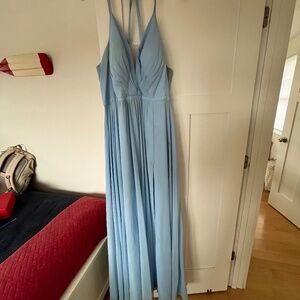 Faviana Blue Prom Dress